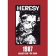 HERESY - 1987 - Excerpts from 4 live shows DVD